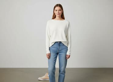 sinsay sweter bialy: Sinsay, Sweter damski, rozmiar M — 1