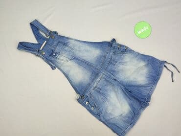 spodnie jeans drill: Springfield, Ogrodniczki damskie, rozmiar S — 2