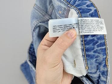 niebieskie: Bershka, Szorty damskie, rozmiar L — 5