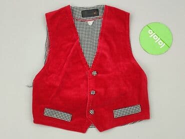 rajstopy czarne z wzorem: Vest, 7 years, 116-122 cm, condition - Very good — 2
