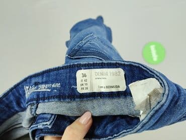 bermudy jeansowe damskie zara: Denim 1982, Szorty damskie, rozmiar S — 4
