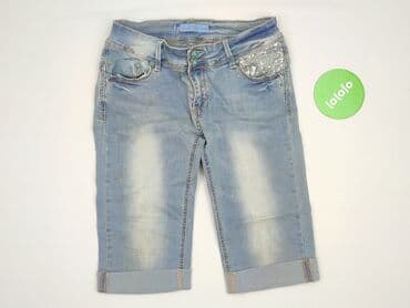 new yorker krótkie spodenki jeans: Spodnie 3/4 damskie, rozmiar M — 2