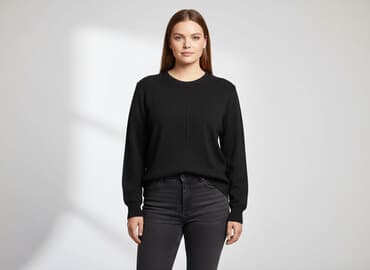 czarny sweter: Sweter damski, rozmiar XL — 5