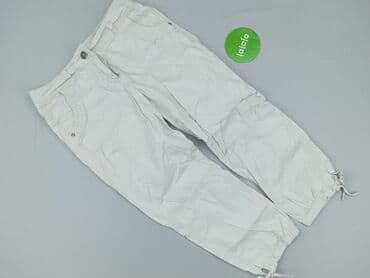 białe koturny sandały ccc: CAMAIEU, Spodnie 3/4 damskie, rozmiar L — 2