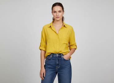 koszula wiya w paski: Warehouse, Koszula damska, rozmiar L — 6