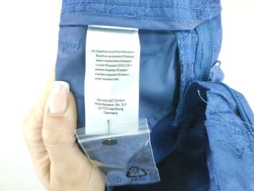 legginsy damskie plus size: Material trousers for women, size M (EU 38) — 7