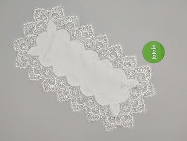 elegancka pościel: Serwetka 68 x 37, kolor - Biały, stan - Idealny — 3
