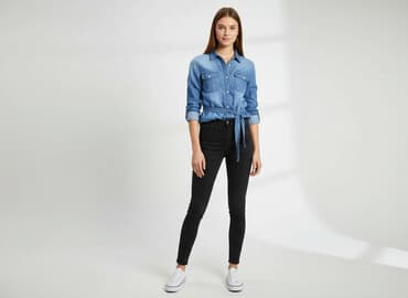 andzela kurtka jeansowa: Janina, Koszula damska, rozmiar S — 7