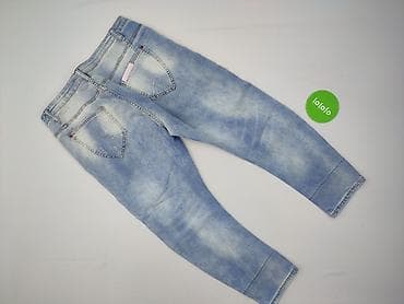 jeansy patchworkowe: Jeansy damskie, rozmiar XL — 3