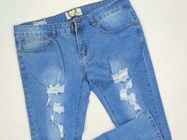 jeansy plus size wysoki stan: Boohoo, Jeansy damskie, rozmiar XL — 1