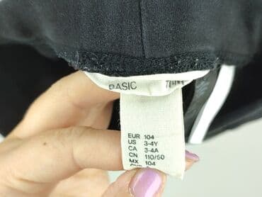 massimo dutti spodnie woskowane: Leggings for kids, H&M, 3-4 years, 104, condition - Very good — 4