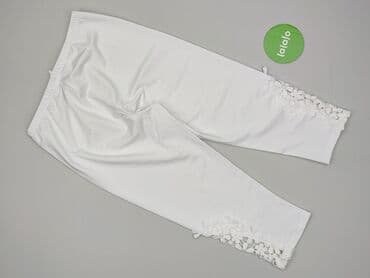 biale leginsy 128: Legginsy Krótkie damskie, rozmiar S — 3