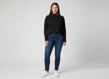 bluzki z golfem: T-shirt damski, rozmiar XL — 7