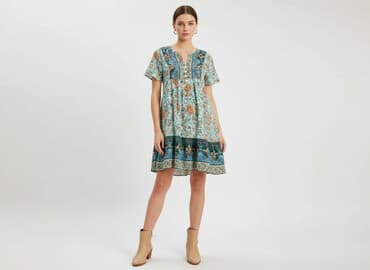 długa sukienki w stylu boho na wesele: Shein, Sukienka damska, rozmiar M — 1