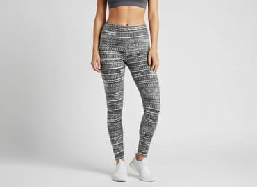 damskie legginsy wysoka talawzór geometryczny: Legginsy Sportowe damskie, rozmiar S — 7