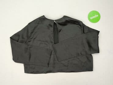 bluzka czarna na impreze: H&M, Top damski, rozmiar M — 3