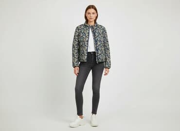 stradivarius kurtka skórzana zimowa: Stradivarius, Women`s winter jacket, size L — 1