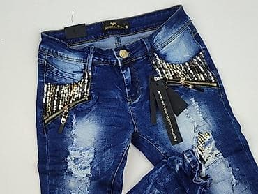 szorty levi: Denim, Jeansy damskie, rozmiar S — 1