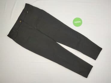 czarne legginsy push up legginsy podkreślające pośladki: Spodnie materiałowe damskie, M — 2