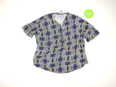 eleganckie bluzki plus size allegro: Janina, Women's blouse, size 4XL (EU 48) — 2