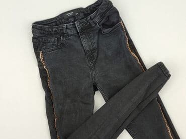 srebrne jeansy: DENIM JEANS, Jeans for women, size M — 2