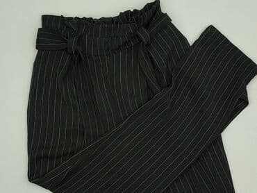 stradivarius skórzane spodnie: Spodnie materiałowe damskie, rozmiar M — 1