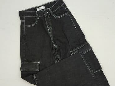 Ubrania damskie: Bershka, Spodnie cargo damskie, XS — 1