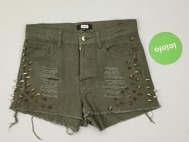spodenki jeansowe z wysokim stanem pull and bear: Bik Bok, Szorty damskie, rozmiar XS — 2
