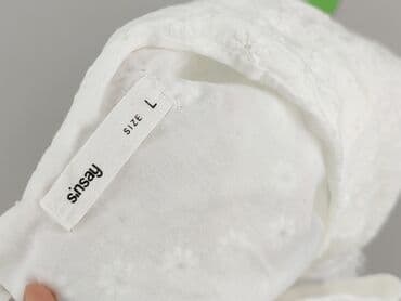 smyk białe sukienki: Sinsay, Sukienka damska, rozmiar L — 4