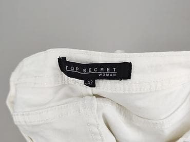 bialy top: Top Secret, Jeansy damskie, rozmiar XL — 4