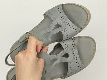 ccc sandały na koturnie 2017: Casu, Sandały damskie, rozmiar 39 — 9