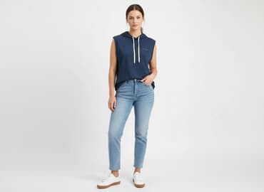 koszula z kapturem damska: Hanes, Bluza z kapturem damska, rozmiar S — 1