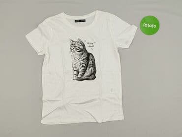 sinsay kapcie koty: Sinsay, T-shirt damski, rozmiar XS — 3