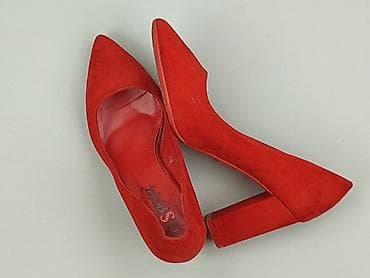 ecco flash 38: Czerwone czółenka na słupku Seastar - Damskie, rozmiar 38 (oznaczenie — 1