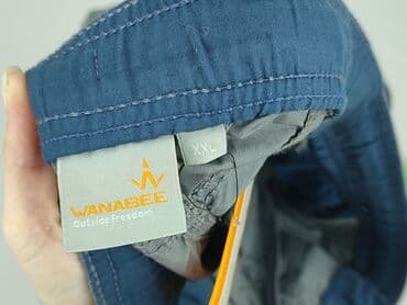 spodnie marszczone w pasie: Wanabee, Szorty dla mężczyzn, 2XL — 4