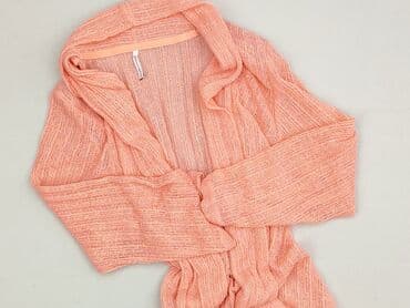 sweter z transparentnymi rękawami: Kardigan damski, S — 1