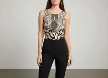 koszulka dzik na ramiączkach: RAINBOW, Women`s top, size S — 1