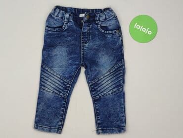 modne jeansy: Denim pants, 12-18 months, condition - Very good — 2