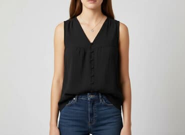 eleganckie bluzki czarne: H&M, Bluzka damska, rozmiar S — 6