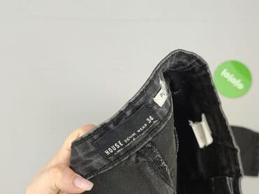 legginsy woskowane wysoki stan: House, Jeansy damskie, rozmiar XS — 4