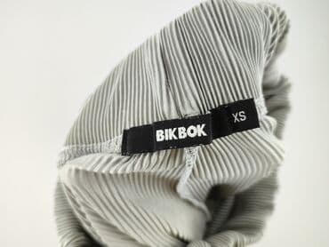 szare szerokie jeansy: Bik Bok, Spodnie materiałowe damskie, rozmiar XS — 4