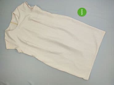 kremowa sukienki midi: Sukienka damska, rozmiar 5XL — 2