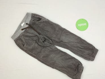 biale spodnie woskowane: Sweatpants, 5-6 years, 116, condition - Very good — 2