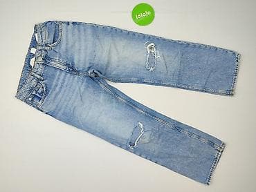 bluzki hm: Spodnie jeansowe, H&M, 12 lat, 152, stan - Dobry — 2