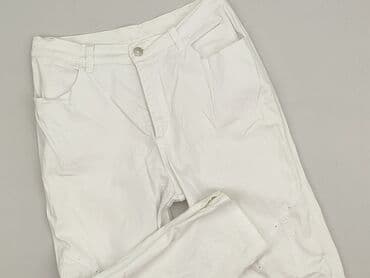 Women's Clothing: Material trousers for women, size M (EU 38) — 1