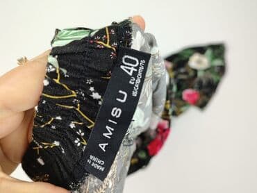 spodnie z wiskozy lidl: Amisu, Spodnie materiałowe damskie, L — 4