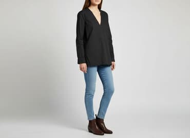 c a bluzki damskie z długim rękawem: Bluzka damska, rozmiar S — 1