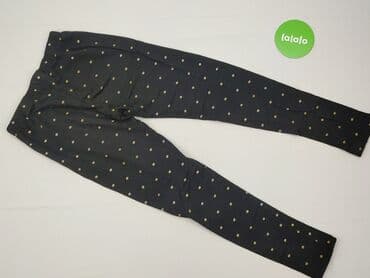 spodnie woskowane czarne: Leggings for kids, 14 years, 158/164, condition - Very good — 3