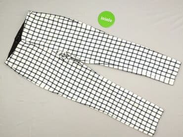 Women: Zara, Material trousers for women, size M (EU 38) — 2