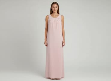 sukienki na wesele długie pudrowy róż: Sukienka damska, rozmiar 2XL — 1